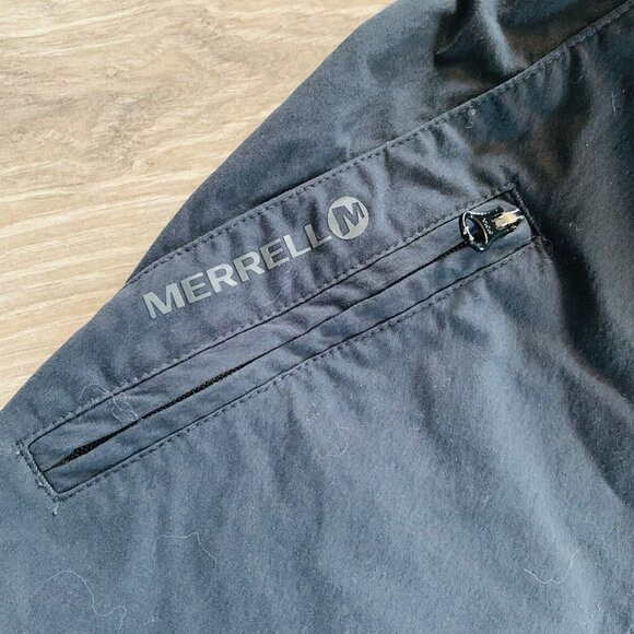 Merrell Womens Select Wick Capri Pants Blue Nylon Stretch Outdoors Size 10 - Picture 2 of 13